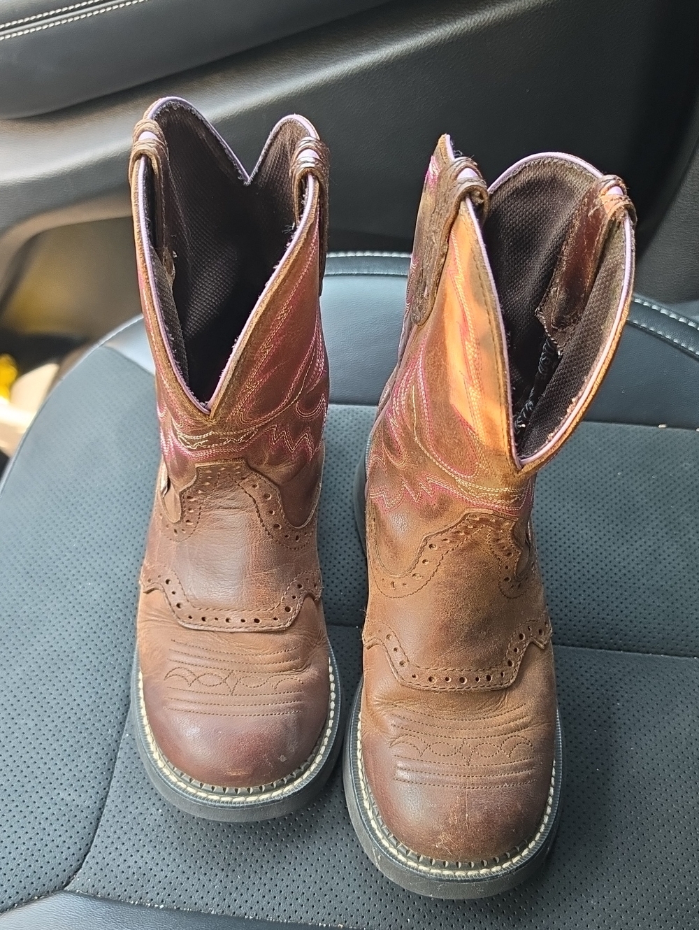JUSTIN GYPSY BOOTS STYLE L9903 Womens 8B - Picture 2 of 11